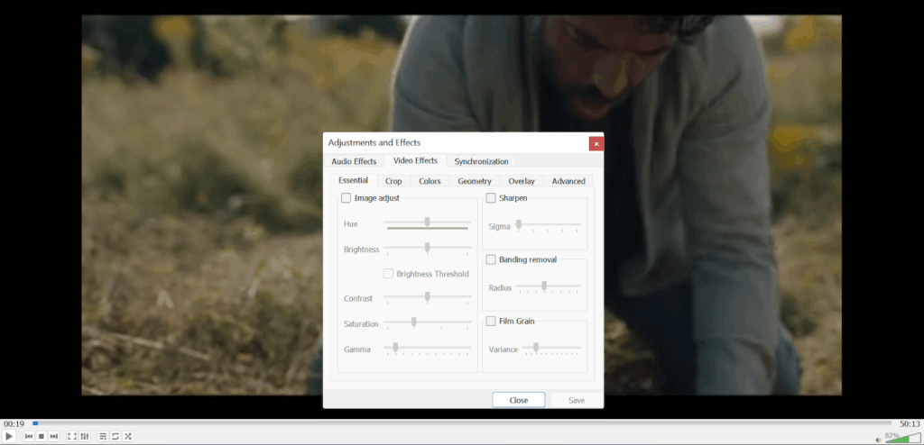 adjust video settings